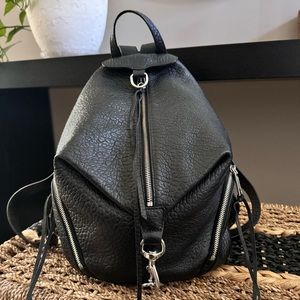REBECCA MINKOFF LEATHER BACKPACK